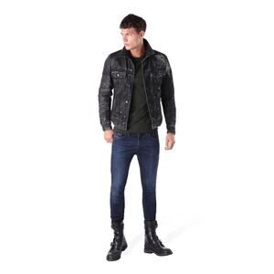 Diesel Men's Buster X Dark Indigo Wash Button Fly Slim Fit Jeans 36X32